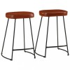 VidaXL Scaune de bar, 2 buc., maro &icirc;nchis, 41x29x62 cm 358925