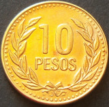 Cumpara ieftin Moneda exotica 10 PESOS - COLUMBIA, anul 1989 * cod 260 A, America Centrala si de Sud
