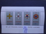 1984-Polonia-Ordine-MNH-, Nestampilat