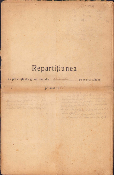 HST P2/157 Semnătura 1926 episcop Caransebeș Iosif Traian Bădescu