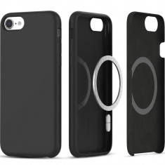 Husa Tech-Protect Silicone MagSafe pentru Apple iPhone 7Â/8/SE 2020/2022 Negru