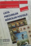 myh 15 - Lista preturilor marcilor postale - 2009 - piesa de colectie!