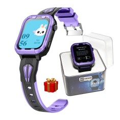 Smartwatch pentru Copii cu Cartela SIM, GPS, WhatsApp, Monitorizare Discreta, SMS, Buton SOS, Camera, GITECH&reg; G32Pro, Mov