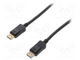 Cablu DisplayPort 1.4 QOLTEC 1,5m mufa ambele părţi