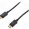 Cablu DisplayPort 1.4 QOLTEC 1,5m mufa ambele părţi