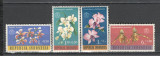 Indonezia.1962 Ziua bunastarii sociale:Flori-Orhidee DF.317