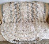 Fata de masa Vintage din bumbac crosetata manual- Rotunda