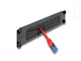 Panou cu perii pentru cabinet 10" 1U Negru, Delock 66287