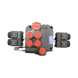 Distribuitor hidraulic P80 electromagnetic cu 2 cai, 24V, Breckner Germany