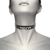 Chocker Strasuri SEXY - Colier Negru Chic Desire, Coquette Sexy Vegan Leather