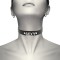 Chocker Strasuri SEXY - Colier Negru Chic Desire, Coquette Sexy Vegan Leather