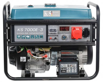 Generator de curent 5.5 kW benzina PRO - Konner &amp;amp; Sohnen - KS-7000E-3 foto