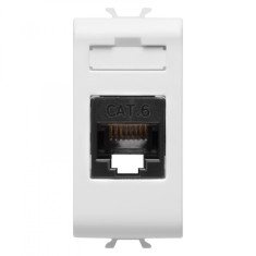 Priza UTP CAT 6E 1M Gewiss Chorus alb GW10423