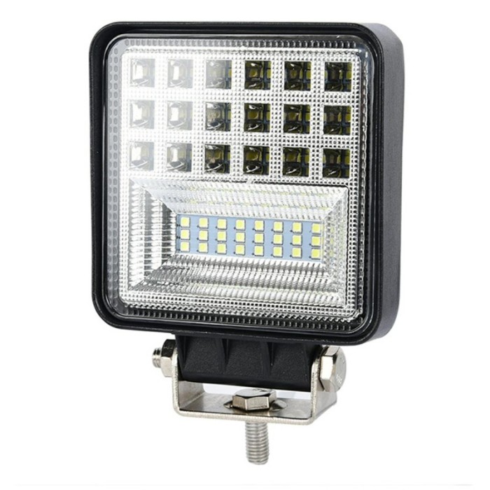 Proiector auto 42LED alb rece 6000k 126W IP65