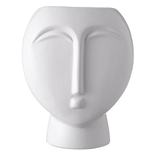 Vaza Decorativa Ceramica Fata Alba 17x13.7x21.6cm