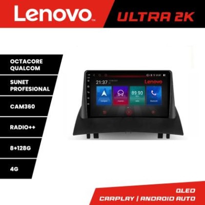 Navigatie Renault Megane 2 M-098 Octa Core Android Radio Bluetooth GPS WIFI/4G DSP 2K 8+128GB 360 Toslink CarStore Technology foto