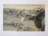 Carte postala Djibouti:piata de desfacere,circulată 1909, Circulata, Printata