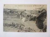 Carte postala Djibouti:piata de desfacere,circulată 1909