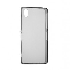 Husa Silicon Sony Xperia Z1 L39H Clear Grey