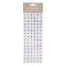 Autocolante Decorativ Stickers, 96 Bucăți, Litere Majuscule și Minuscule, Alb, Dimensiuni 1.5x1.5cm