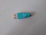 Adaptor USB-A tată la PS/2 mamă 6 pini pentru mouse tastatură PC