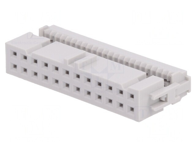 Mufă IDC mamă 24 PIN aurită 1,27mm fără presare cablu