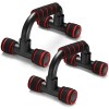 Manere Flotari Dactylion, Sarcina Max 200kg, Antialunecare, Negru/Rosu, 14x22x13cm, Set 2 Bucati