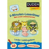 Duden Leseprofi - 2-Minuten-Leser&auml;tsel: Mein erster Lesewortschatz. Lauter Lieblingstiere