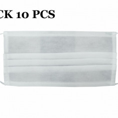 Pachet de 10 bucati MASCA de protectie cu pliuri din POLIPROPILENA 100% 2 Straturi Unisex Performance AutoTuning