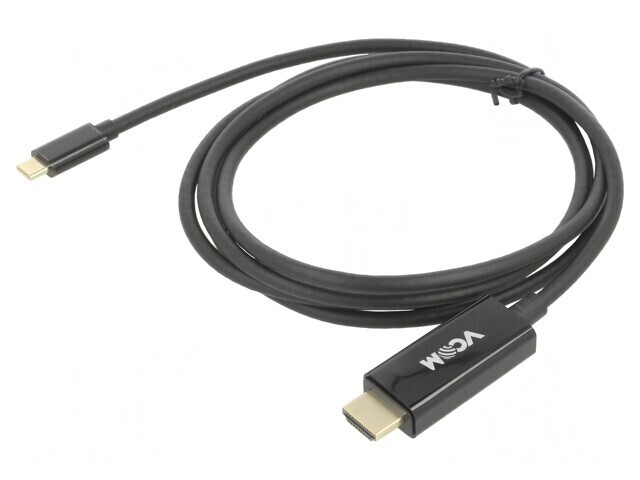 Adaptor USB 3.1 HDMI USB C Aurit 1.8m Negru PVC