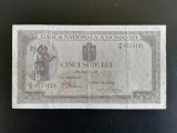 BANCNOTA- 500 LEI 1940 - ROMANIA