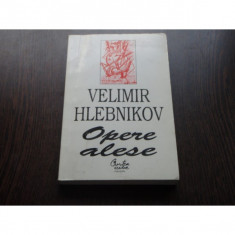 OPERE ALESE - VELIMIR HLEBNIKOV foto