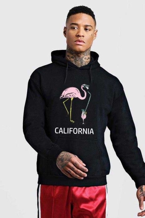 Hanorac Barbati Negru - California - 2XL