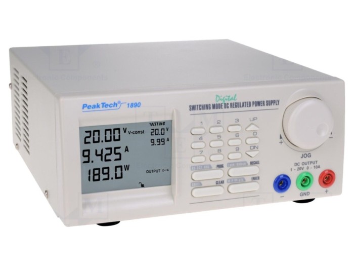 Alimentator laborator programabil 1 canal 20V