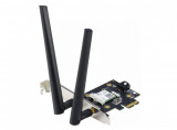 ASUS PCE-AX3000 Wifi AX3000 Bluetooth 5.0 PCIe adapter, WI-FI 6, WPA3, OFDMA. MU-MIMO, Standarde retea: WiFi 6 (802.11ax), Viteza: 3000Mbps, 2 x anten