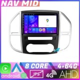 Navigatie Mercedes Vito w447 2016 EDOTEC-LITE Android Ecran 720P Octa Core 4 64 Carplay CarStore Technology