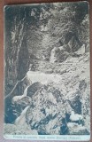 Carte postala, Poteca si cascada dupa matca Bistritei, Valcea, perioada interbelica