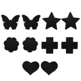 Set accesorii sani Soft 10pcs Negru