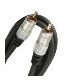 Cablu RCA mufa tata x1 din ambele parti 3m aurit negru PROLINK