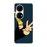 Husa compatibila cu Huawei Nova Y70 model Johnny Bravo Whoa, mama!, Silicon, TPU, Viceversa, Transparent, Carcasa
