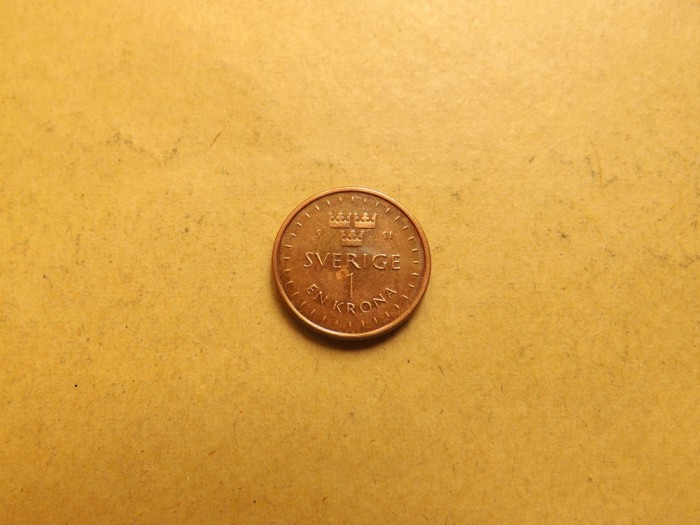 Suedia 1 Krona / Coroana 2016 - MS 6