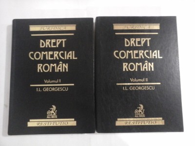 DREPT COMERCIAL ROMAN - (2 VOL) - I.L.GEORGESCU foto