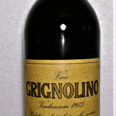 C 82 -vin rosu, GRIGNOLINO, GALASSO, LA MORRA, cl 72 gr 12 recoltare 1975