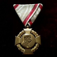 Decora?ie austro-Ungara 1848 1908, medalie veche originala Austria aniversara foto
