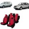 Set huse scaune compatibile VW Passat B5 (1997-2005) Piele + Textil (Compatibile cu sistem AIRBAG)