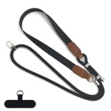 Asteroid GSM - UrbanLoop (TLN3B) - Neck/Crossbody Wear, for Phone Cases, 100cm-140cm Length Adjustmen, Nylon + PU - Black