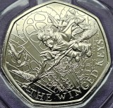 50 pence 2024 Marea Britanie, The Winged Keys, Harry Potter, Bunc