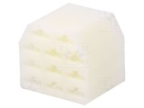 Carcasă terminală mamă 6,3mm cu clichet