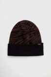 Rip Curl caciula culoarea maro, din tricot gros