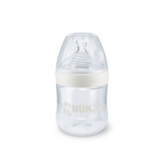 NUK Nature Sense Biberon din sticla, Alb, 120ml